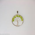 Peridot Pendant Tree Of Life