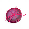Agate Slice Coaster Set- Pink