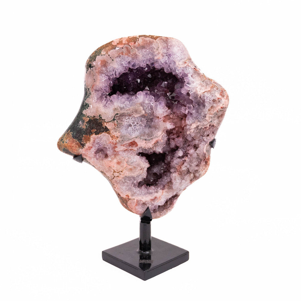 Pink Amethyst Freeform On Stand