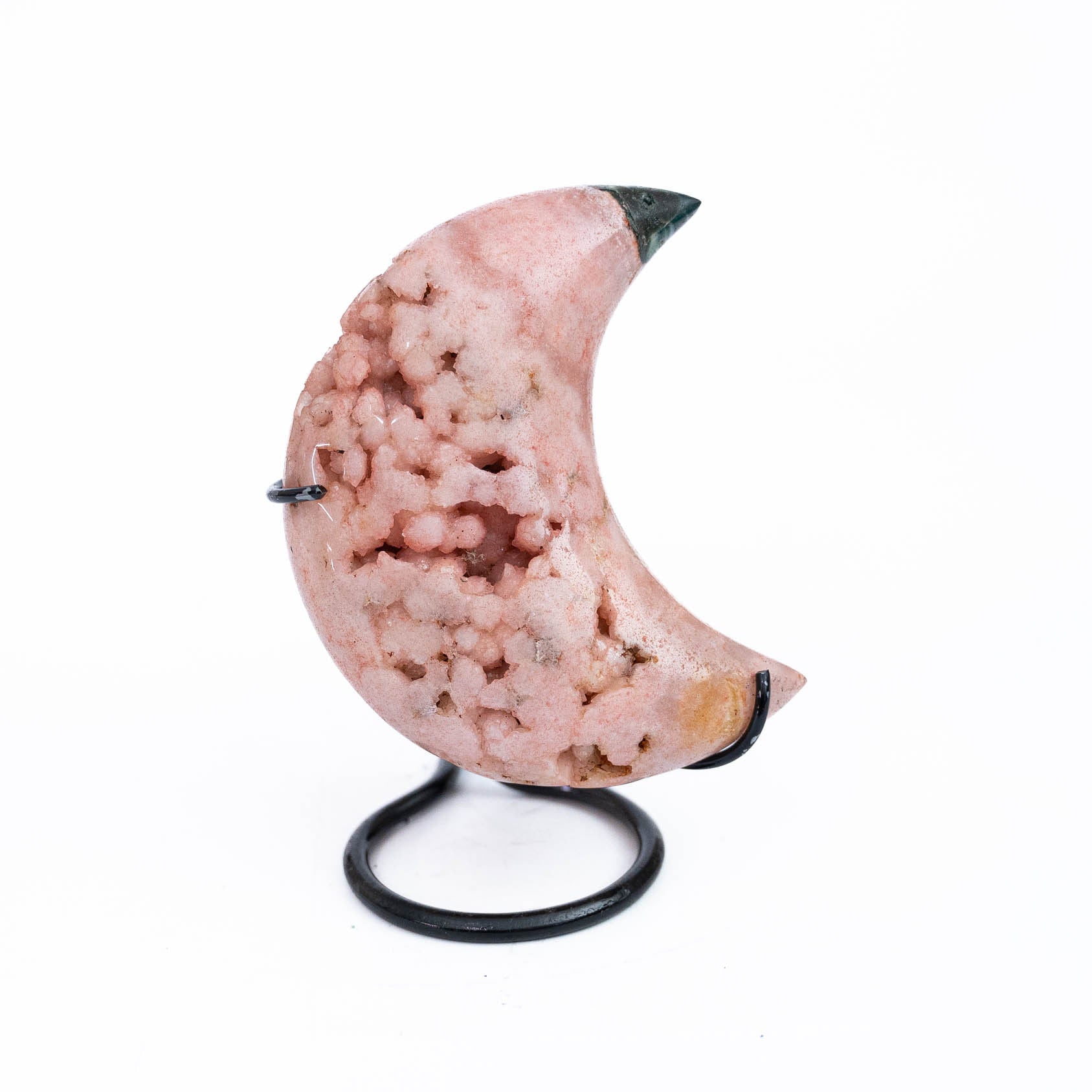Pink Amethyst Half Moon