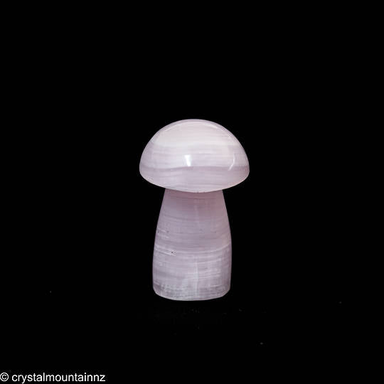 Pink Calcite Mushroom