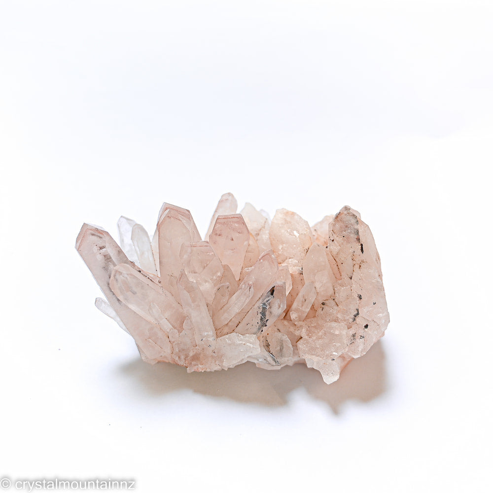 Pink Clear Quartz Cluster