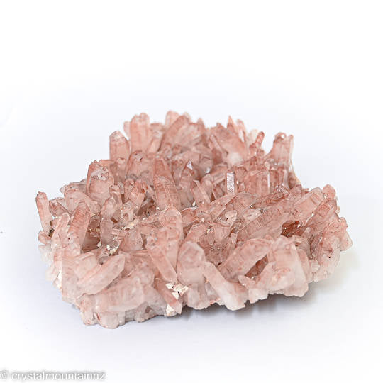 Clear Quartz Cluster with Pink Inclusion