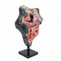 Pink Amethyst Freeform On Stand