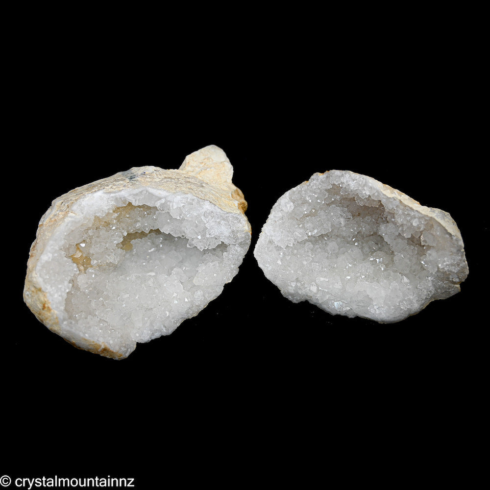 Quartz Geode Pair