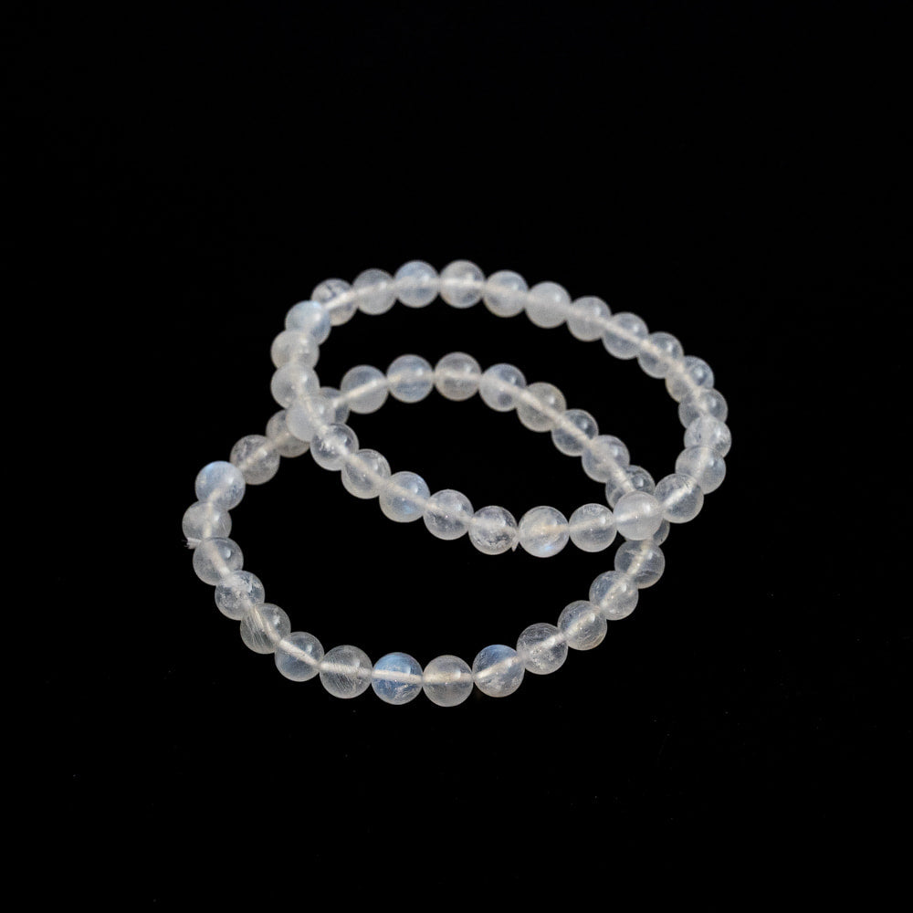 Rainbow Moonstone Bead Bracelet