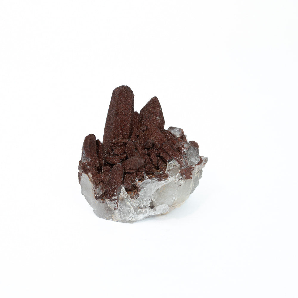 Red Hematoid Quartz Cluster