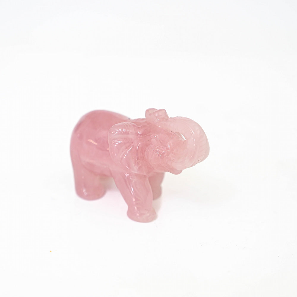 Rose Quartz Elephant