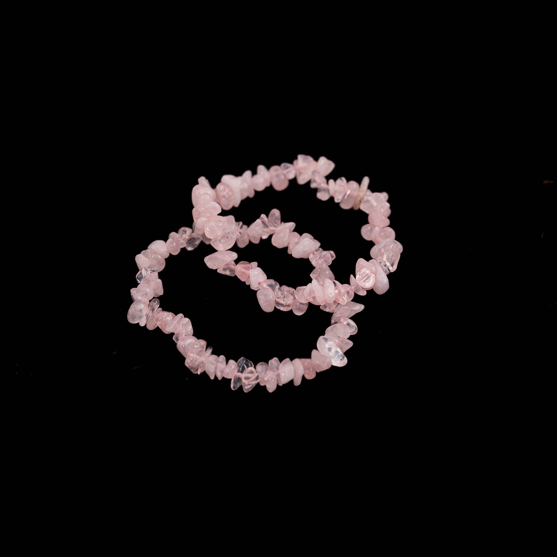 Rose Quartz Chip Bracelet