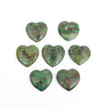 Ruby & Fuchsite Heart