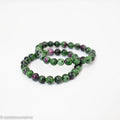 Ruby and Zoisite Bead Bracelet
