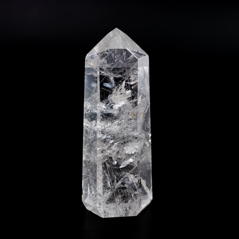 Rutilated Quartz Point- Polished