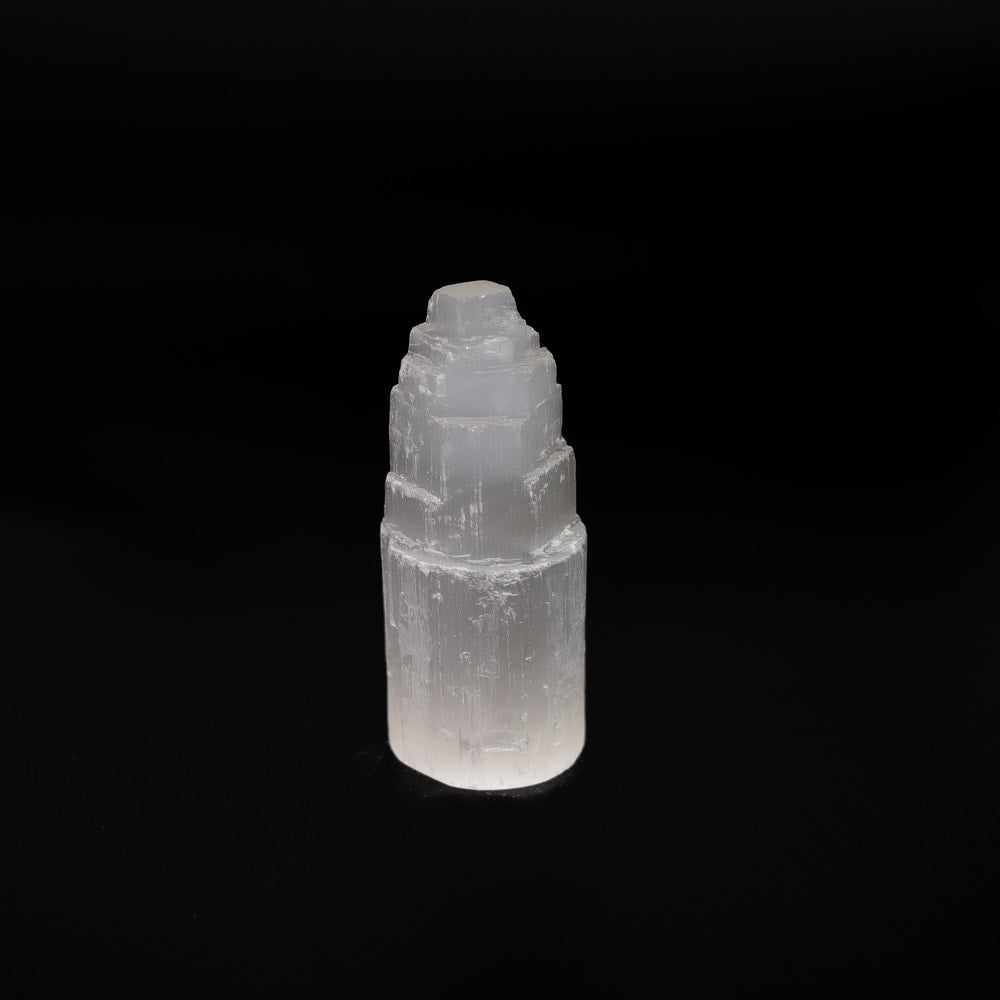 Selenite Rough Tower - Small