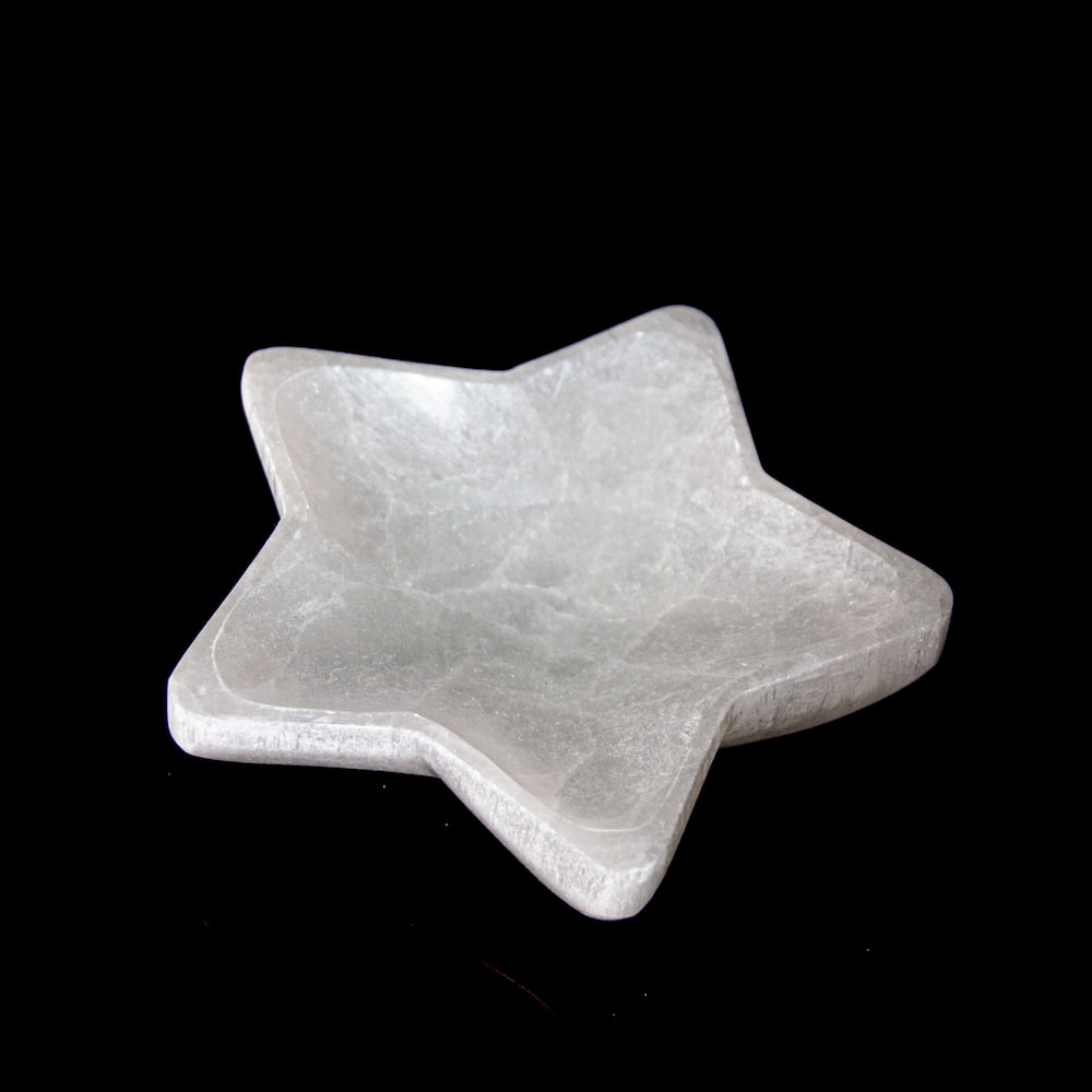 Selenite Bowl Star