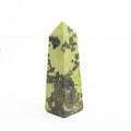 Serpentine with Pyrite Point