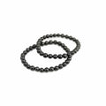 Shungite Bead Bracelet Round