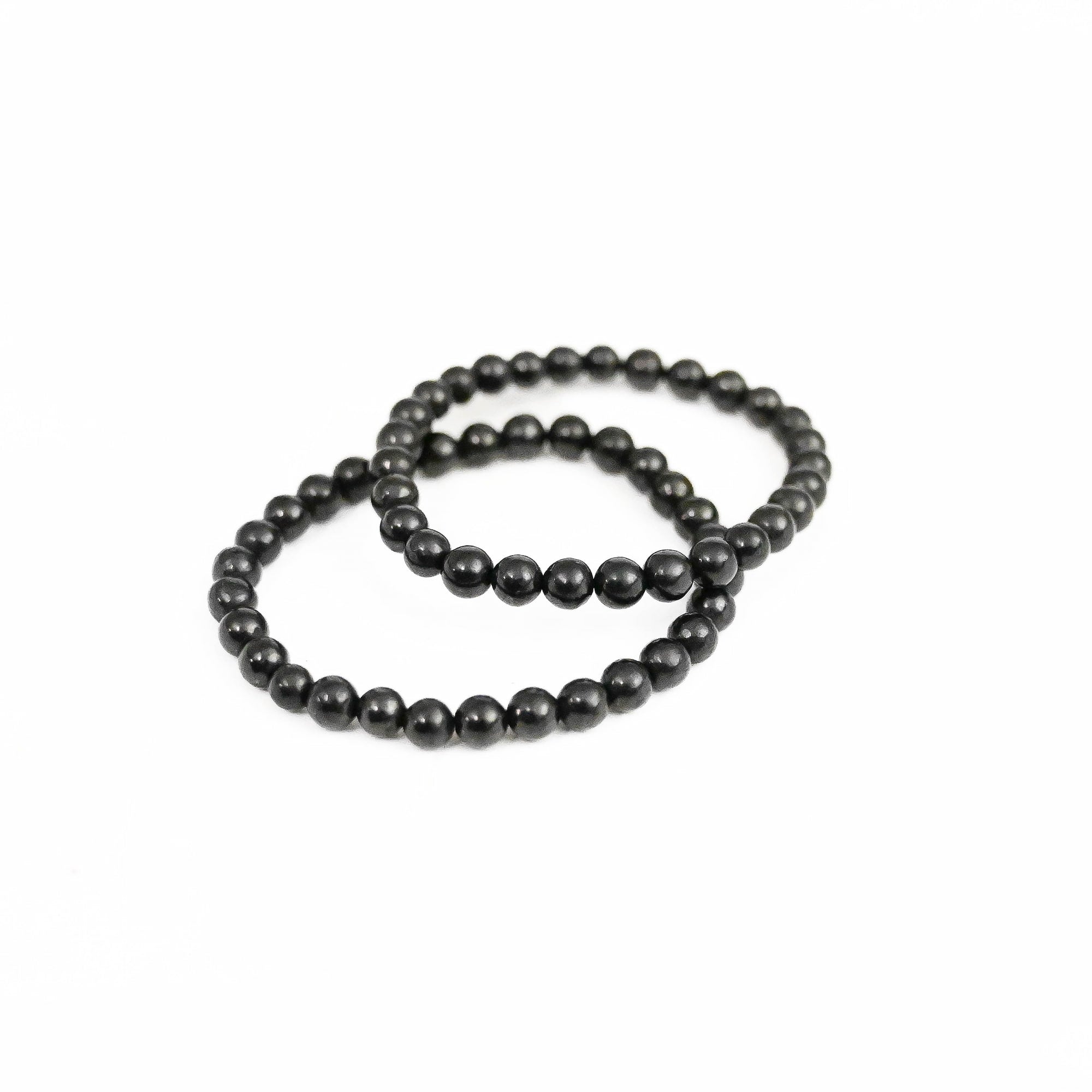 Shungite Bead Bracelet Round