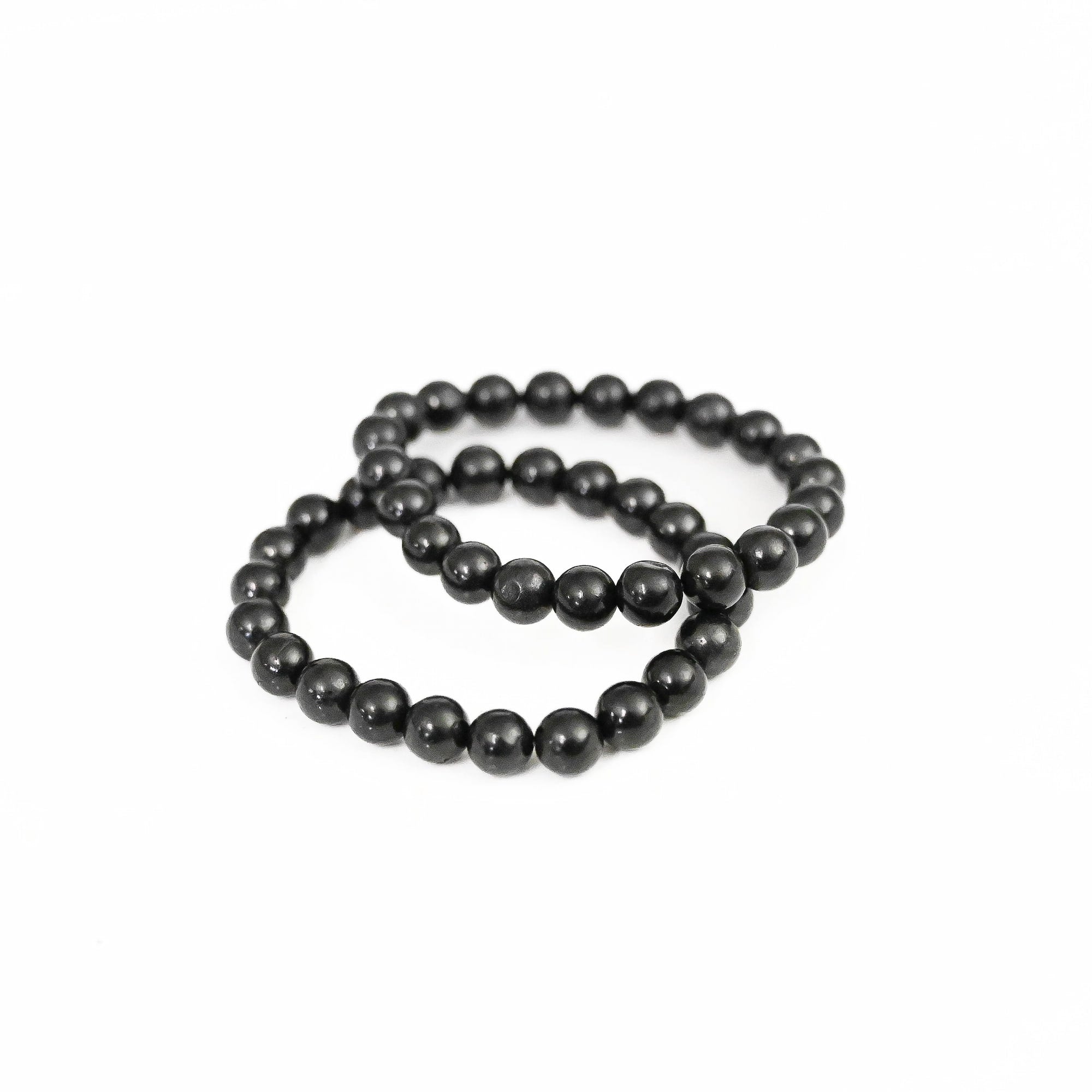 Shungite Bead Bracelet Round