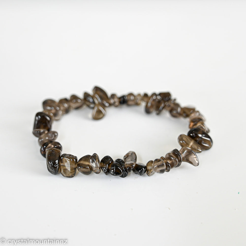 Smoky Quartz Chip Bracelet