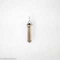 Smoky Double Point Pendant- Silver