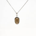 Smoky Quartz Pendant- Silver