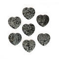 Snowflake Obsidian Heart
