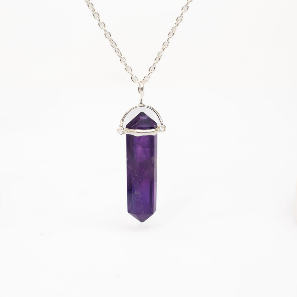Amethyst Pendant- Silver