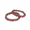 Strawberry Quartz Tumbled Bead Bracelet