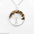 Pendant Tree of Life Tigers Eye