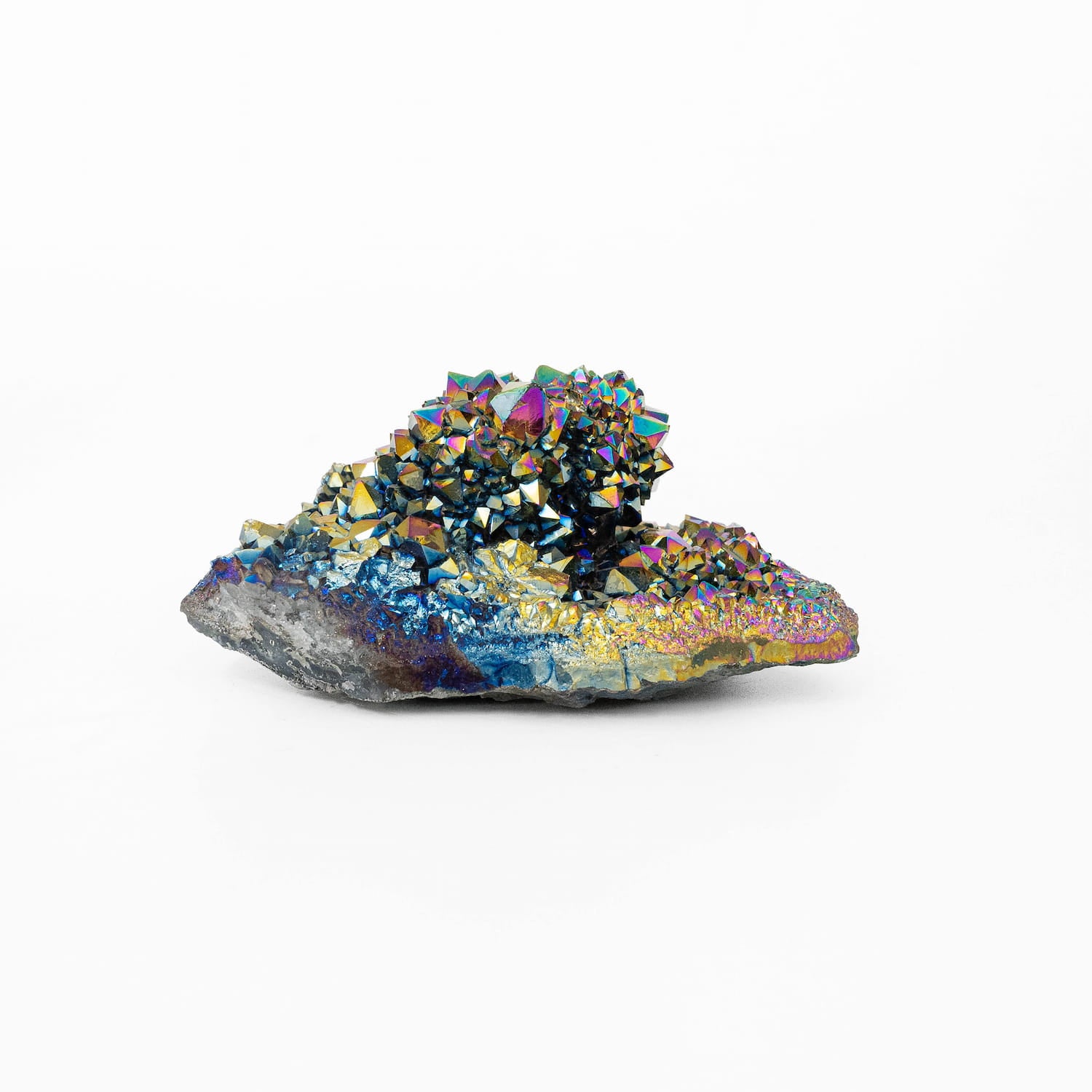 Titanium Coated Amethyst Druze