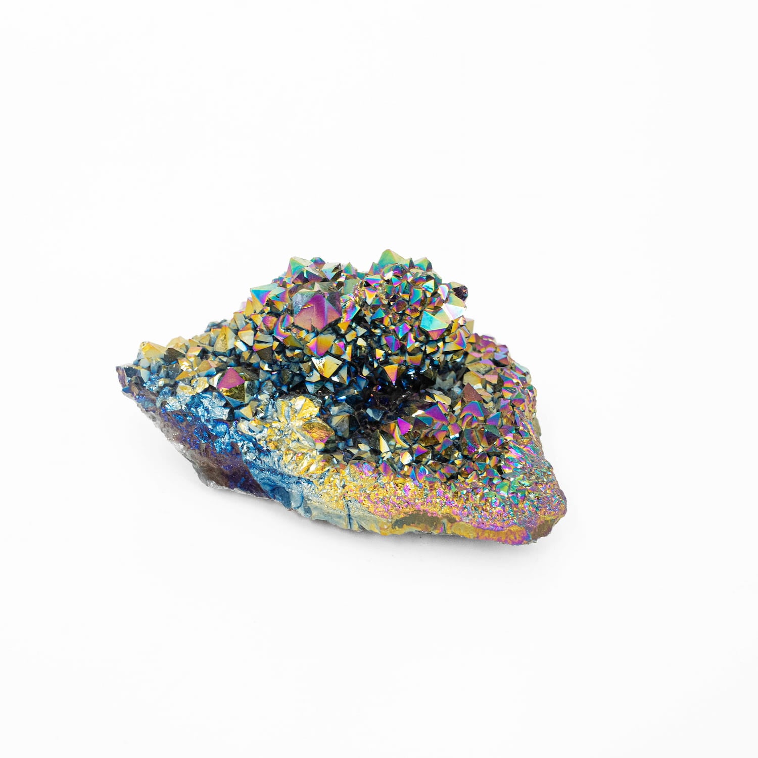 Titanium Coated Amethyst Druze