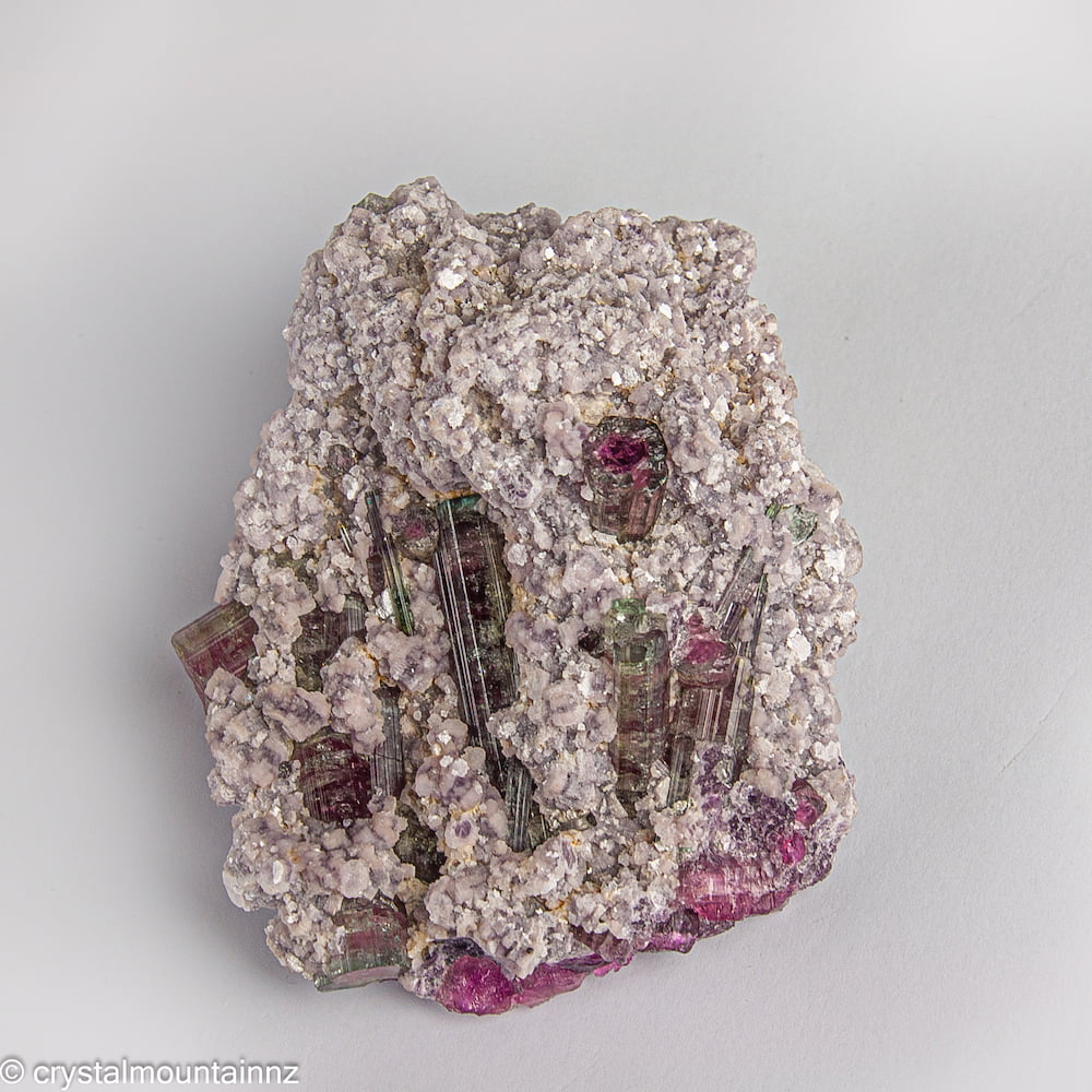 Watermelon Tourmaline & Lepidolite Specimen