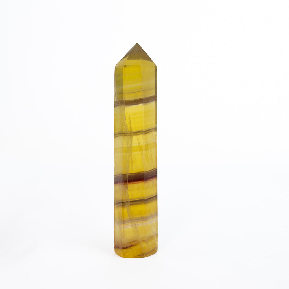 Golden Fluorite Point