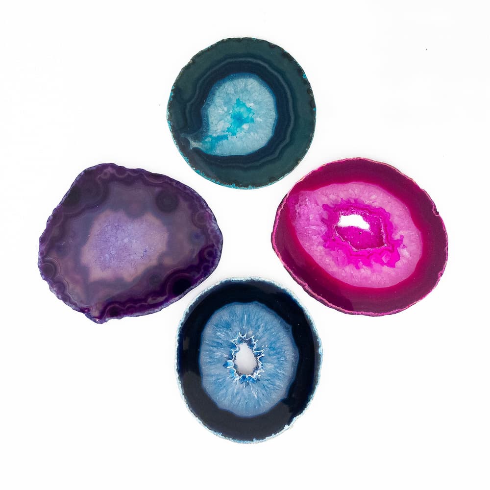 Agate Coaster Mix Set