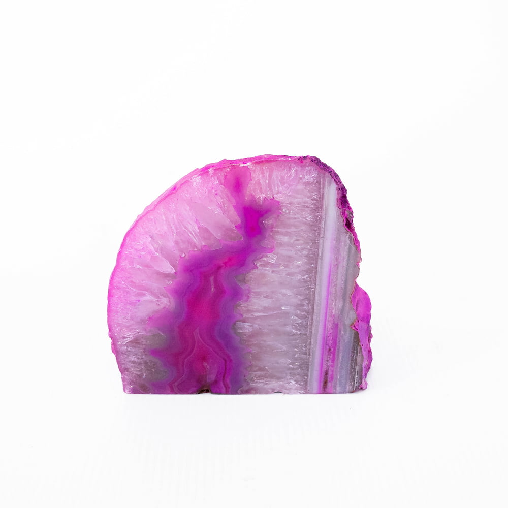 Agate Geode Candle Holder - Pink