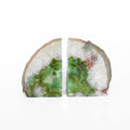 Agate Bookend - Green