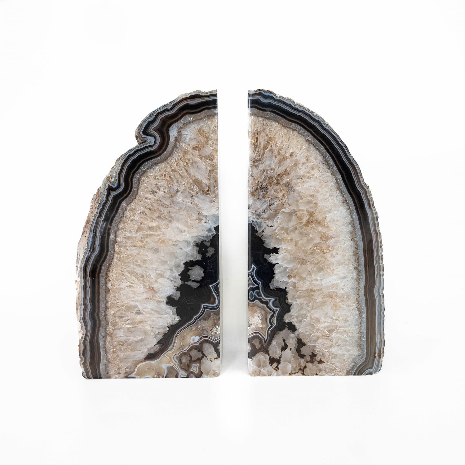 Agate Bookend - Black
