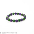 Amethyst & Jade Bead bracelet