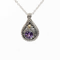 Amethyst Pendant- Silver