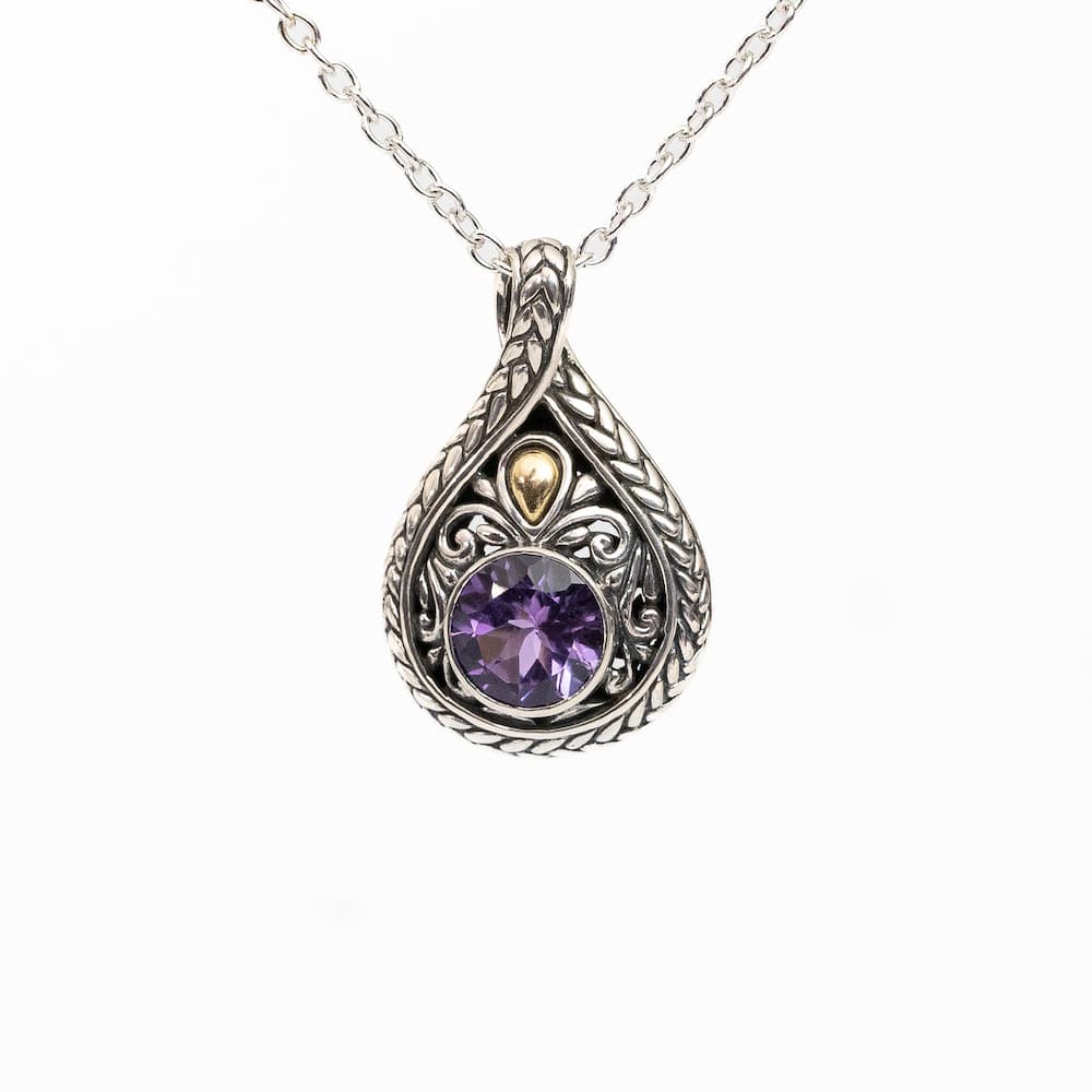 Amethyst Pendant- Silver