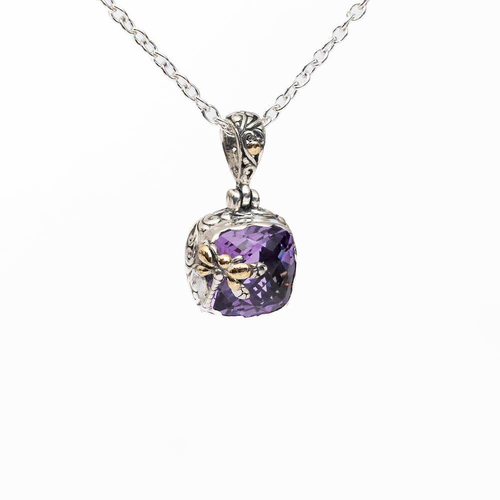 Amethyst Pendant- Silver