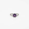 Amethyst Silver Ring
