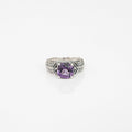 Amethyst Silver Ring