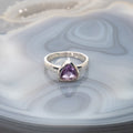Amethyst Ring - Silver