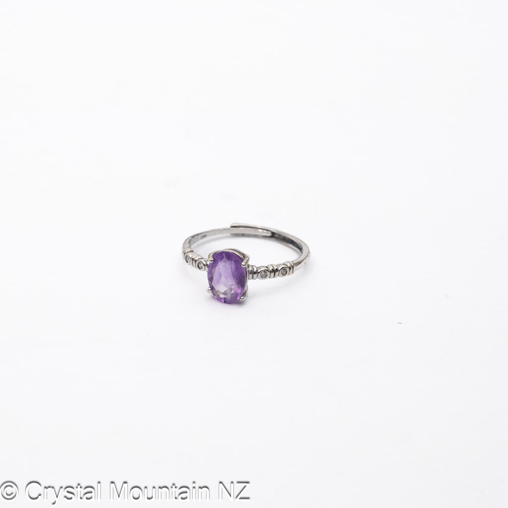 Amethyst Ring - Silver