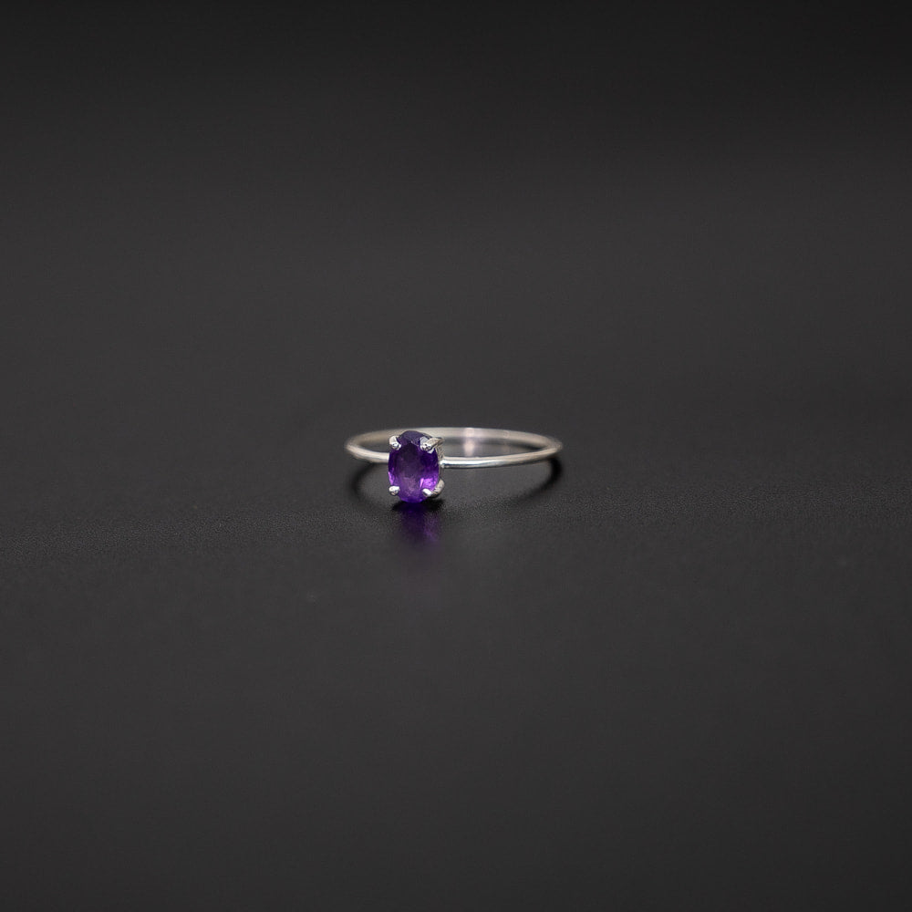 Amethyst Ring- Silver