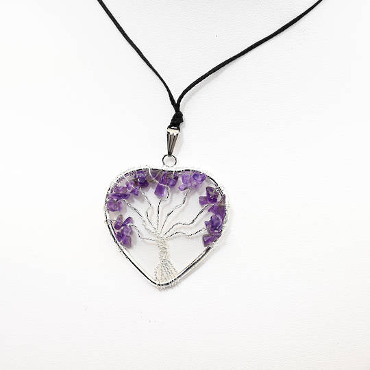Pendant Tree of Life Amethyst