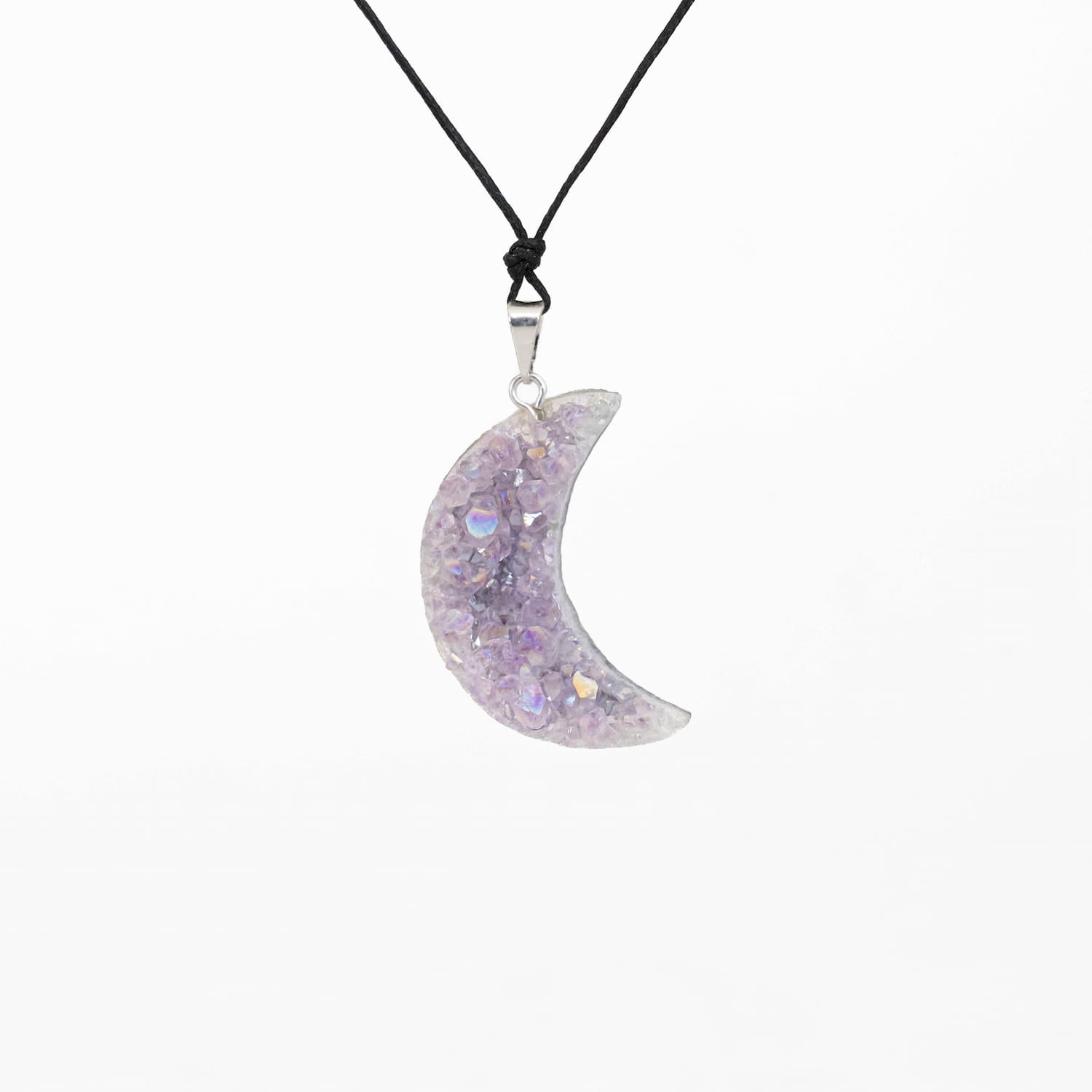 Aura Amethyst Druze Pendant