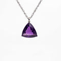 AAA Amethyst Silver Pendant
