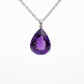 AAA Amethyst Silver Pendant